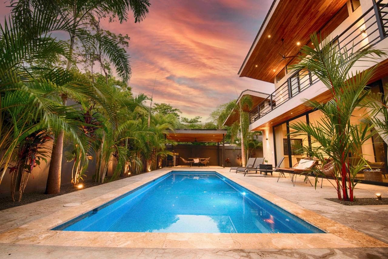 Casa Ziv | Stylish Two-Story Villa Steps from Tamarindo Beach