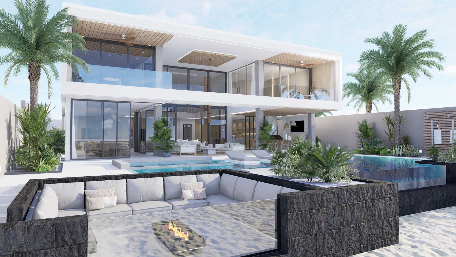 Brand-New, Luxury Modern-Tropical Beachfront Home in Tamarindo
