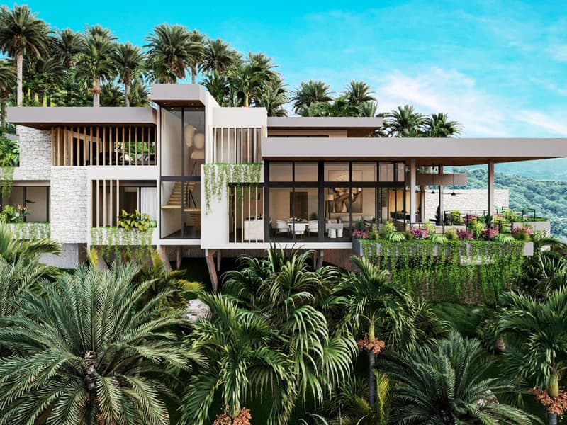 Valley Heaven New Home with Breathtaking Views — Casa de 4 habitaciones con piscina en Tamarindo