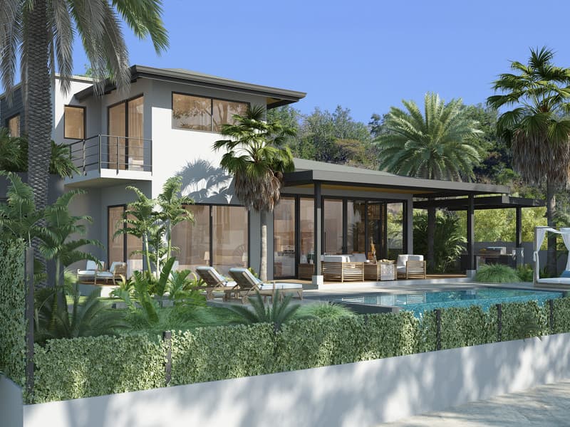 Eco-Friendly Community Tamarindo Park- Model F — Casa de 5 habitaciones con piscina en Tamarindo