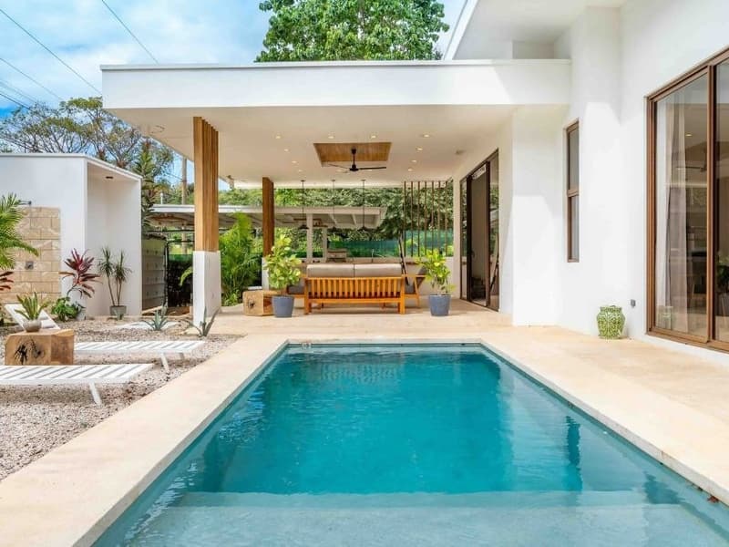 Brand-New Tropical Modern Home Near the Beach - Casa Irie, Playa Grande