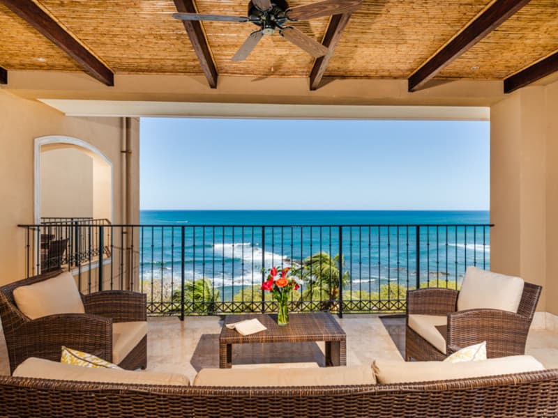 Crystal Sands Penthouse 504 — Two-Story Beachfront Condo in Playa Langosta