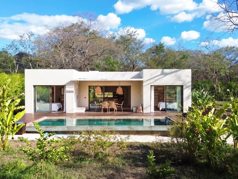 2-Bed Contemporary Santa Fe-Style Home Located in a Gated Community